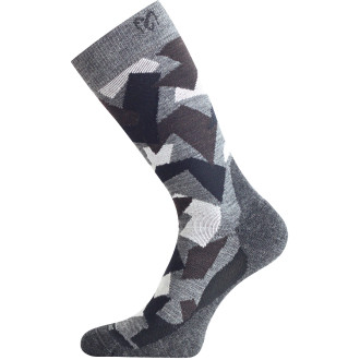 Merino ponožky Lasting WOM šedé