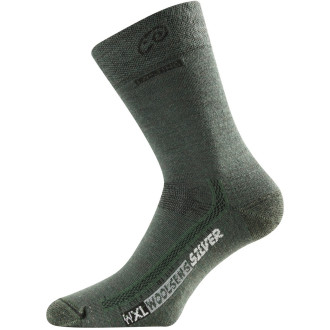 Merino ponožky Lasting WXL zelené