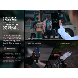 Mini lucerna Fenix E-SPARK