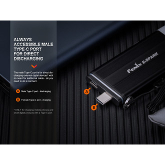 Mini lucerna Fenix E-SPARK