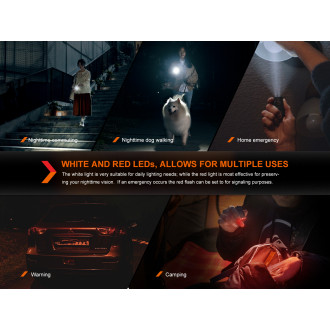 Nabíjecí baterka Fenix E03R V2.0 šedá