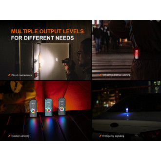 Nabíjecí baterka Fenix E06R šedá