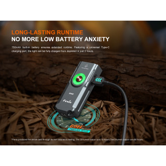 Nabíjecí baterka Fenix E06R šedá