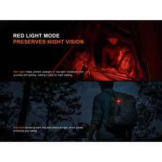 Nabíjecí baterka Fenix SW05R-RED