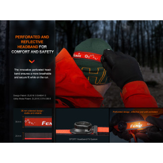 Nabíjecí čelovka Fenix HL32R-T modrá