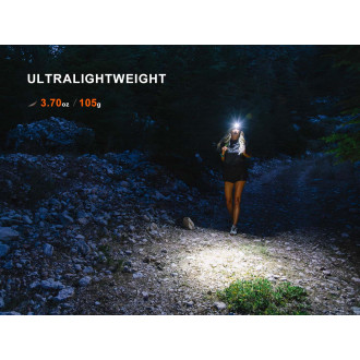 Nabíjecí čelovka Fenix HM55R fialová