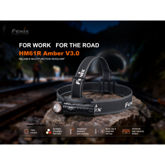Nabíjecí čelovka Fenix HM61R Amber V3.0