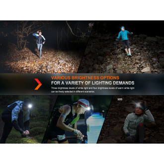 Nabíjecí čelovka Fenix HM65R-T V2.0 černá