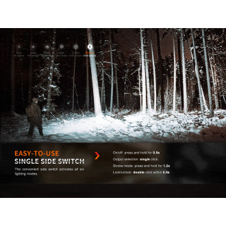 Nabíjecí LED svítilna Fenix E35R černá