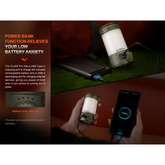 Nabíjecí lucerna Fenix CL26R PRO olivová