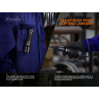 Nabíjecí svítilna Fenix C7 šedá