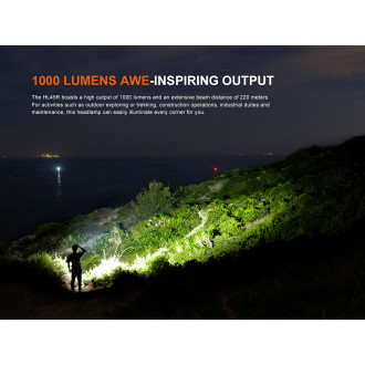 Nabíjecí zaostřovací čelovka Fenix HL45R