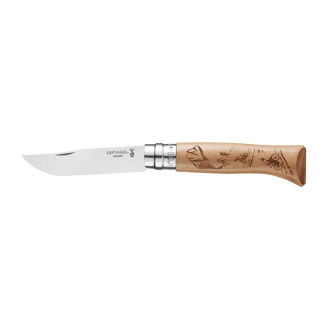 Nůž Opinel Vri N°8 Inox Gravure Sport Velo