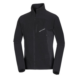 Pánská fleecová mikina Northfinder JEDRZEJ black/black