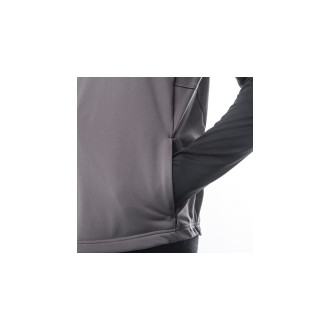 Pánská mikina  SENSOR COOLMAX THERMO  celozip steel gray/černá