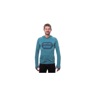 Pánská mikina SENSOR MERINO UPPER OUTDOORS klokanka mint blue