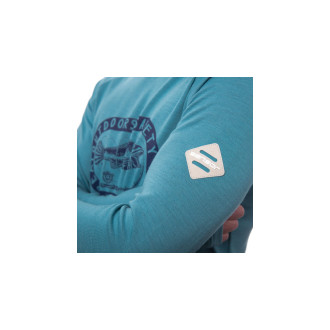 Pánská mikina SENSOR MERINO UPPER OUTDOORS klokanka mint blue