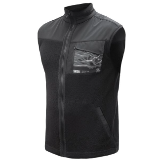 Pánská vesta  SENSOR TEDDY fleece celozip černá