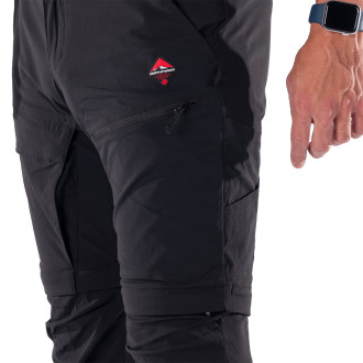 Pánské kalhoty 2v1 Northfinder BARTOL black