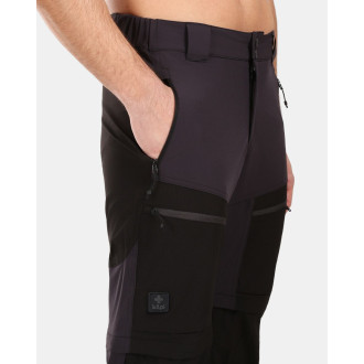Pánské outdoorové odepínací kalhoty Kilpi HOSIO-M black