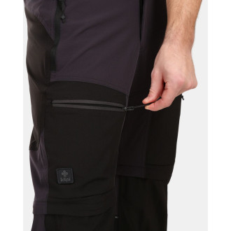Pánské outdoorové odepínací kalhoty Kilpi HOSIO-M black