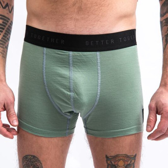 Pánské trenky SENSOR MERINO CORDURA basil green