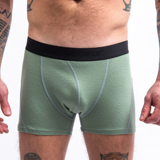 Pánské trenky SENSOR MERINO DF  basil green
