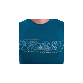 Pánské triko SENSOR COOLMAX TECH GPS safír