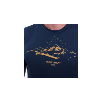 Pánské triko SENSOR COOLMAX TECH MOUNTAINS 98 deep blue