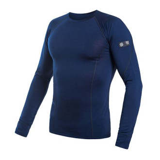 Pánské triko SENSOR MERINO ACTIVE dl.rukáv deep blue