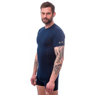 Pánské triko SENSOR MERINO ACTIVE kr.rukáv deep blue