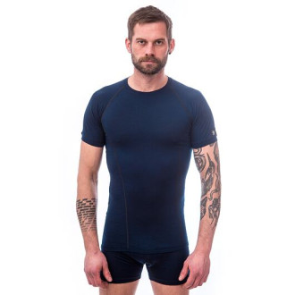 Pánské triko SENSOR MERINO ACTIVE kr.rukáv deep blue