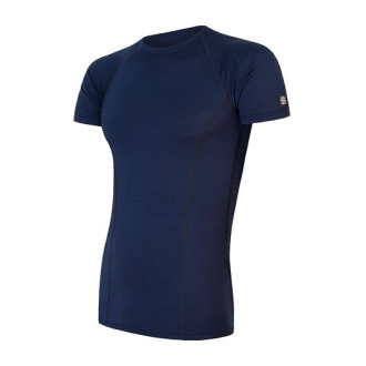 Pánské triko SENSOR MERINO ACTIVE kr.rukáv deep blue