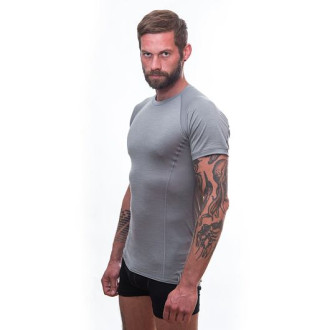 Pánské triko SENSOR MERINO ACTIVE kr.rukáv sv.šedá