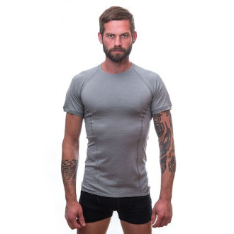 Pánské triko SENSOR MERINO ACTIVE kr.rukáv sv.šedá