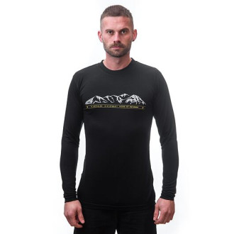 Pánské triko SENSOR MERINO ACTIVE MOUNTAINS dl.rukáv černá