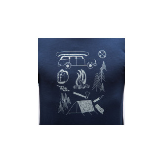 Pánské triko SENSOR MERINO ACTIVE OUTSIDE dl.rukáv deep blue