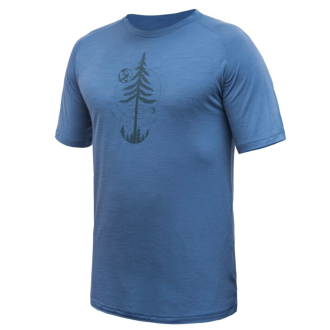 Pánské triko SENSOR MERINO AIR EARTH kr.rukáv riviera blue