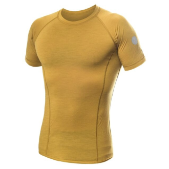 Pánské triko SENSOR MERINO AIR kr.rukáv mustard