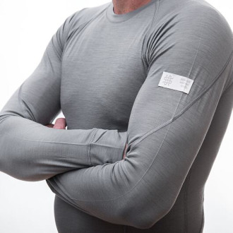 Pánské triko SENSOR MERINO BOLD dl.rukáv cool grey