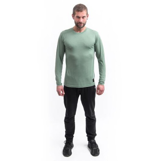 Pánské triko SENSOR MERINO CORDURA dl.rukáv basil green