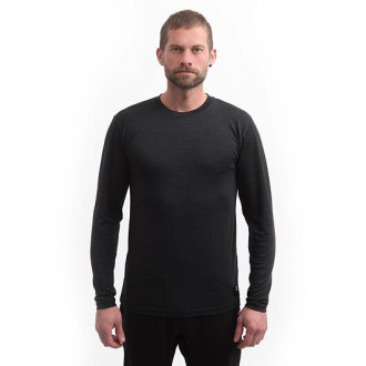 Pánské triko SENSOR MERINO CORDURA dl.rukáv černá
