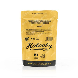 Polévka z dýně hokkaido s kokosovým mlékem (2 porce)