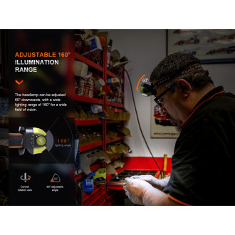 Pracovní nabíjecí čelovka WH23R