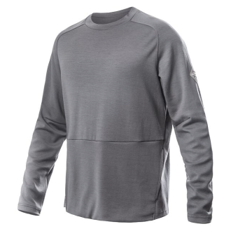 Pánská mikina SENSOR MERINO UPPER traveller  šedá