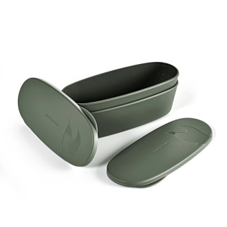 SnapBox Light my Fire oval sagegreen 2-pack