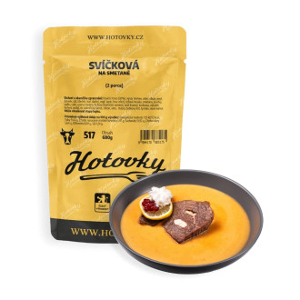 Svíčková na smetaně (2 porce)