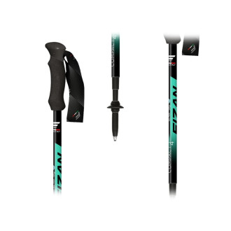 Trekové hole Fizan Compact 4 Water Green