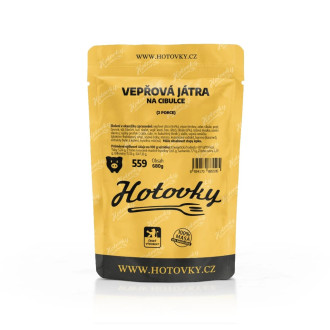 Vepřová játra na cibulce (2 porce)