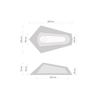 YATE LIGHT ONE stan pro jednu osobu